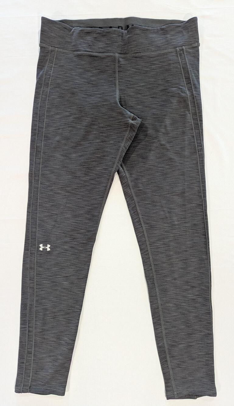 Under Armour Leggings Womens M Gray Ankle Stretch Athletic Running Yoga